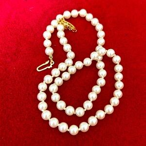 PEARL NECKLACE/ vintage